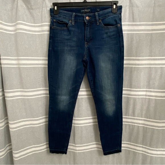 LUCKY BRAND / "Ava Crop" Mid Rise Skinny Jeans Size 6/28 - Picture 2 of 10